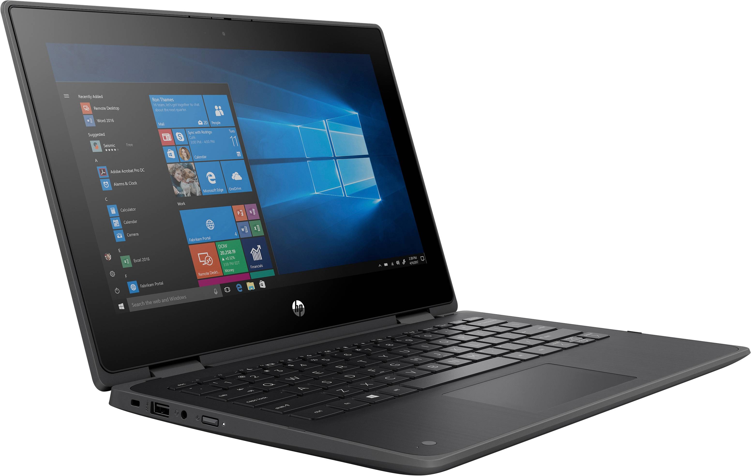 HP ProBook x360 11 G5 Education Edition WiFi 128 GB SSD 4 GB RAM Grau 29.5 cm (11.6 Zoll) Intel® Pentium® Silver 4 x 1.1 GHz / max. 3.1 GHz Win 10