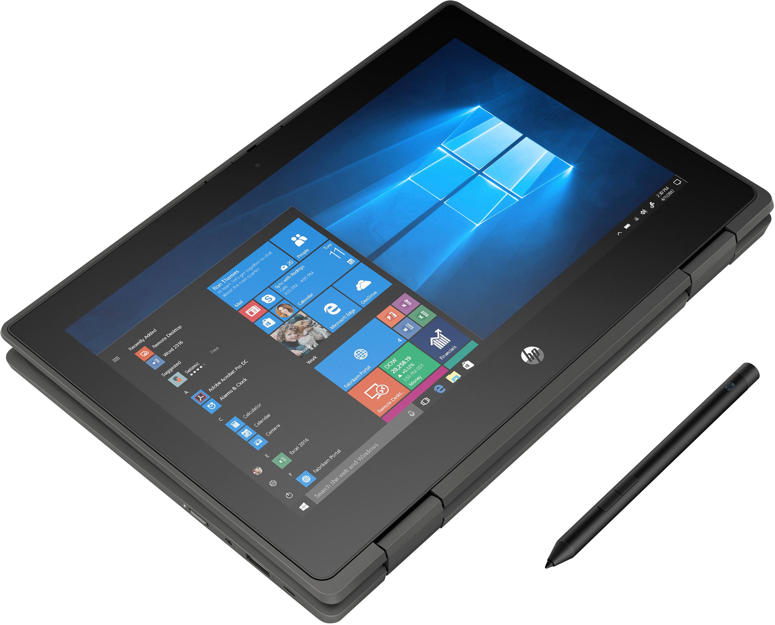 HP ProBook x360 11 G5 Education Edition WiFi 128 GB HDD 4 GB RAM Grau 29.5 cm (11.6 Zoll) Intel® Celeron® 4 x 1.1 GHz / max. 2.6 GHz Win 10 Pro Int