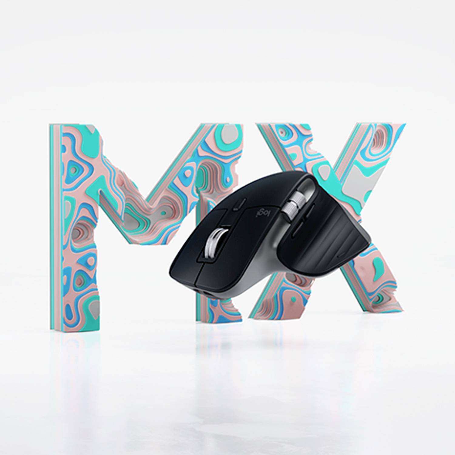 Logitech MX Master 3 Mac Version Ergonomische Maus Bluetooth®, Funk Optisch Graphit 7 Tasten 4000 d
