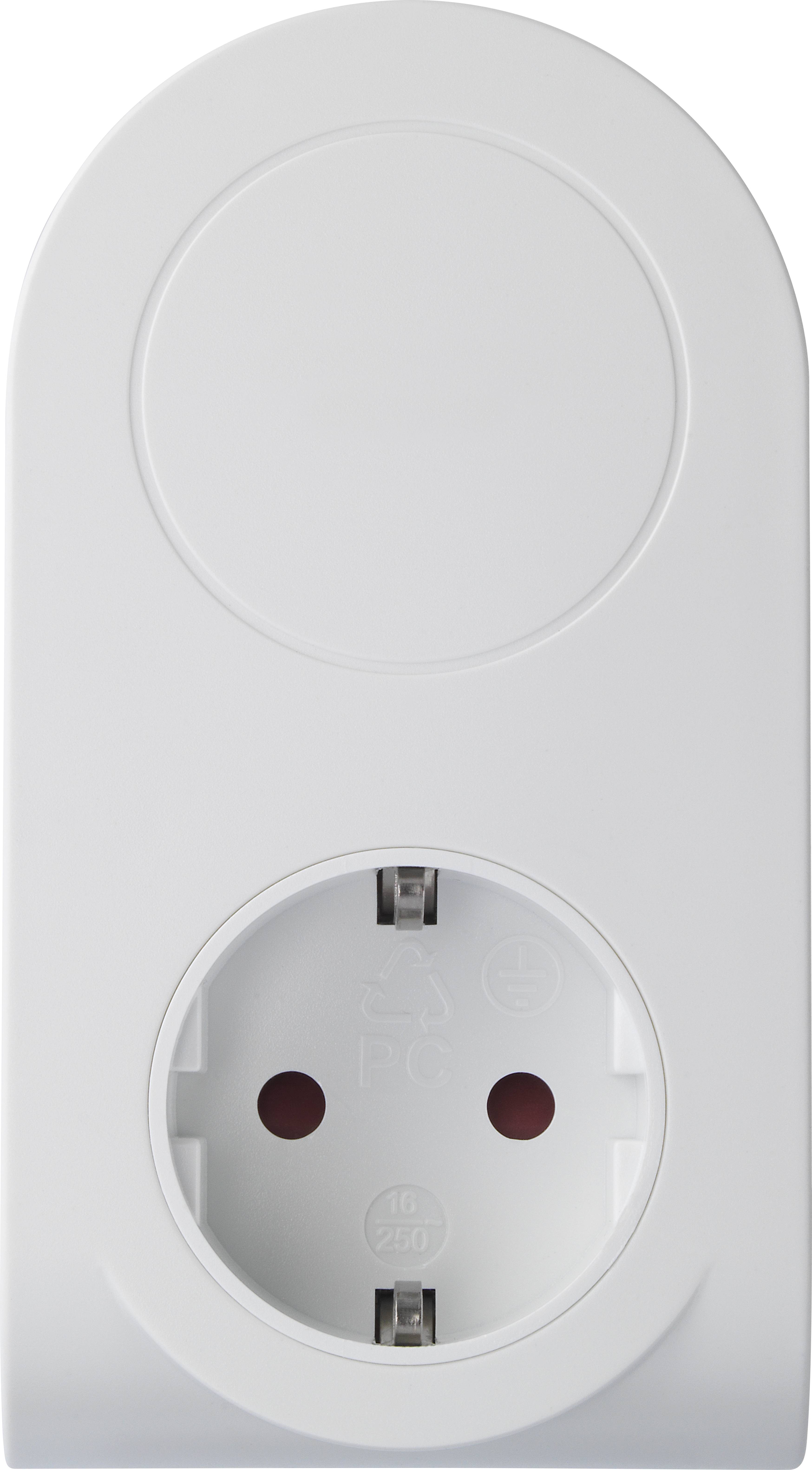 Sygonix SY-4547666 Zwischensteckdose mit USB 2polig Weiß, Schwarz