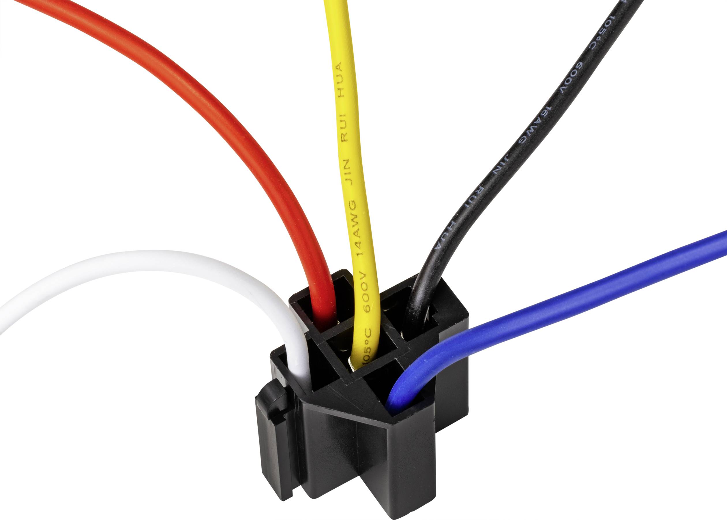 TRU COMPONENTS JD1912-40A Kfz-Relaissockel (L x B x H) 26.5 x 32.4 x 27.8mm