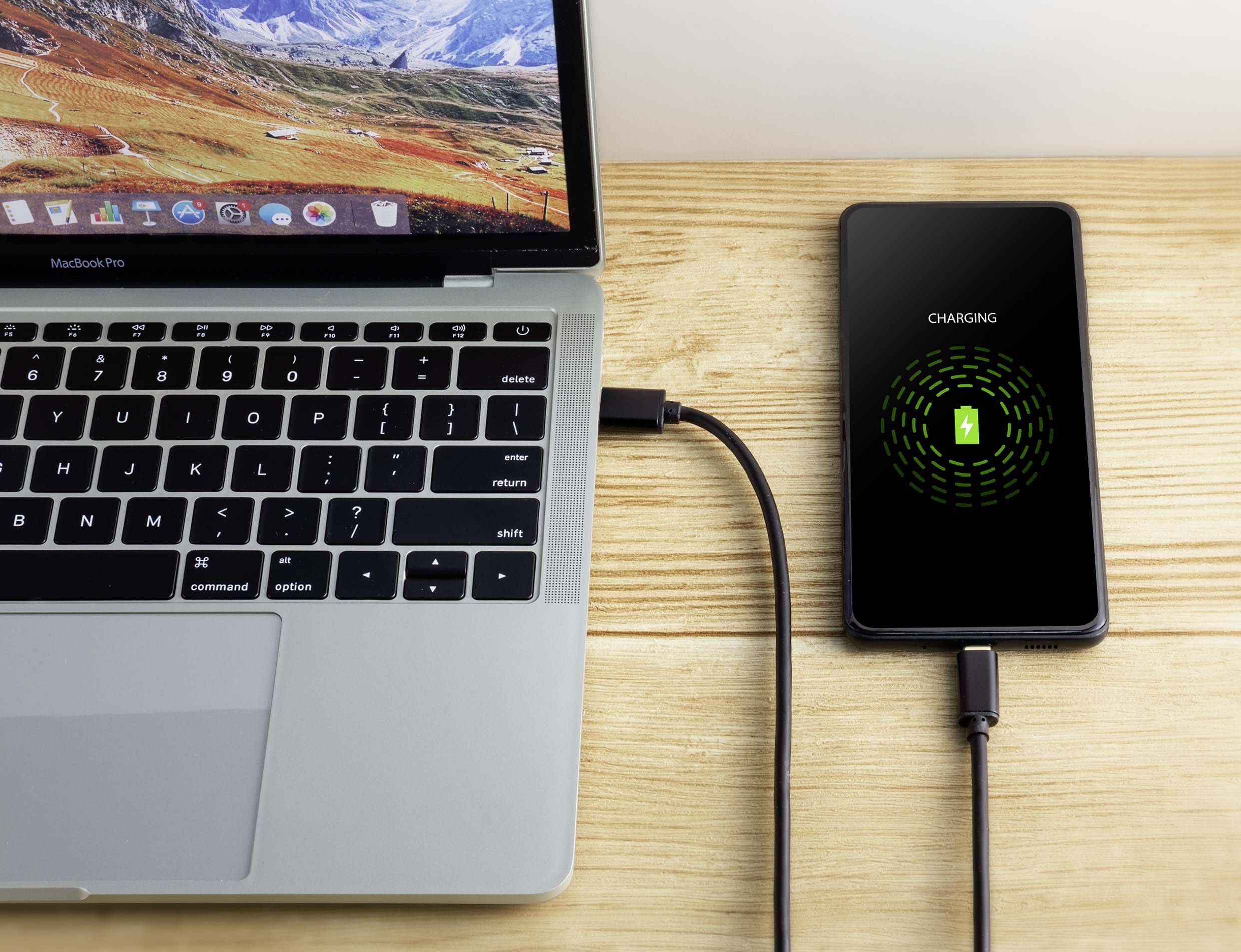 Renkforce USB-Kabel USB 2.0 USB-A Stecker, USB-C® Stecker 1.80m Schwarz beidseitig verwendbarer Stecker RF-4547682