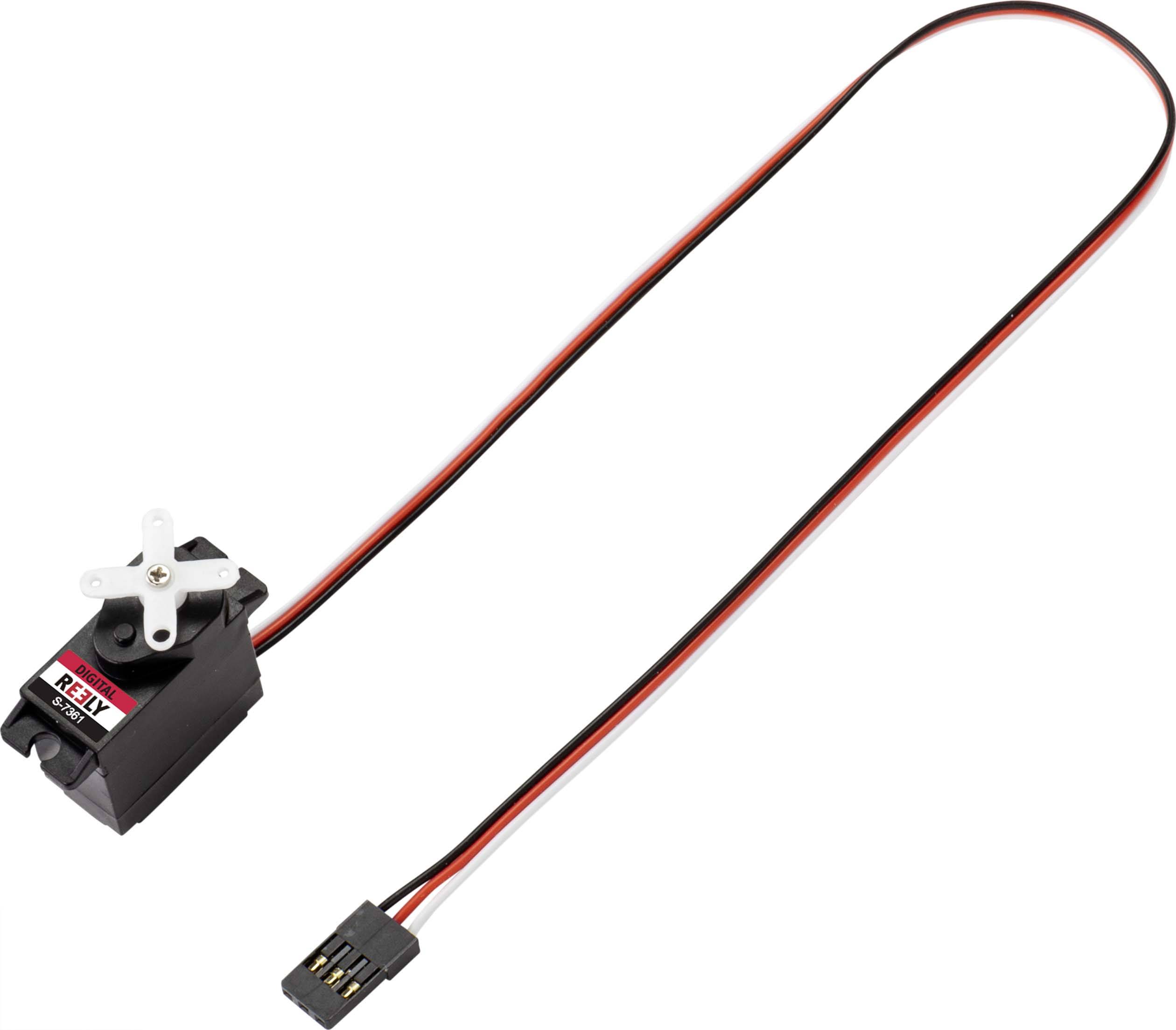 Reely Micro-Servo Digital-Servo Getriebe-Material: Kunststoff Stecksystem: JR