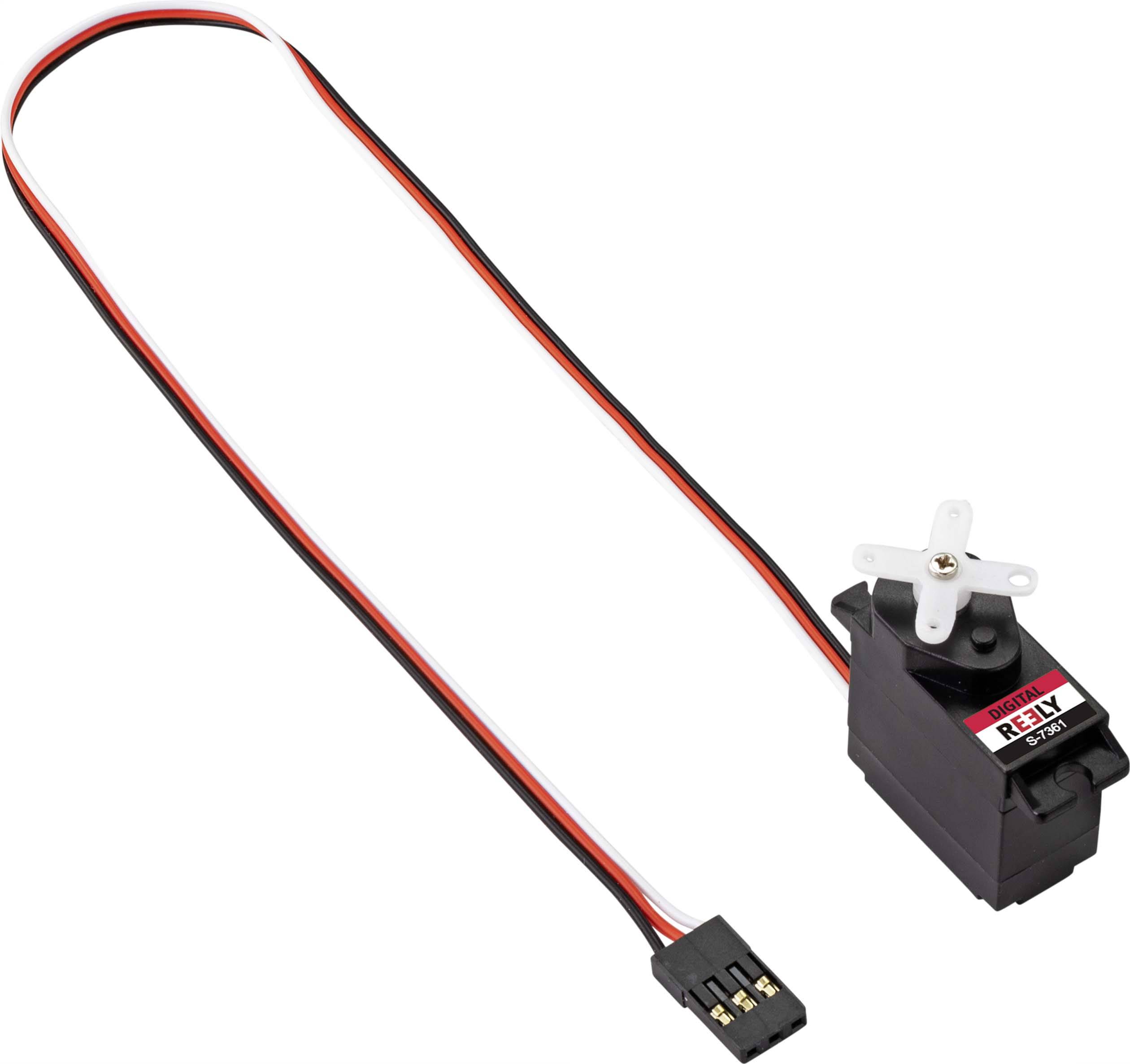 Reely Micro-Servo Digital-Servo Getriebe-Material: Kunststoff Stecksystem: JR