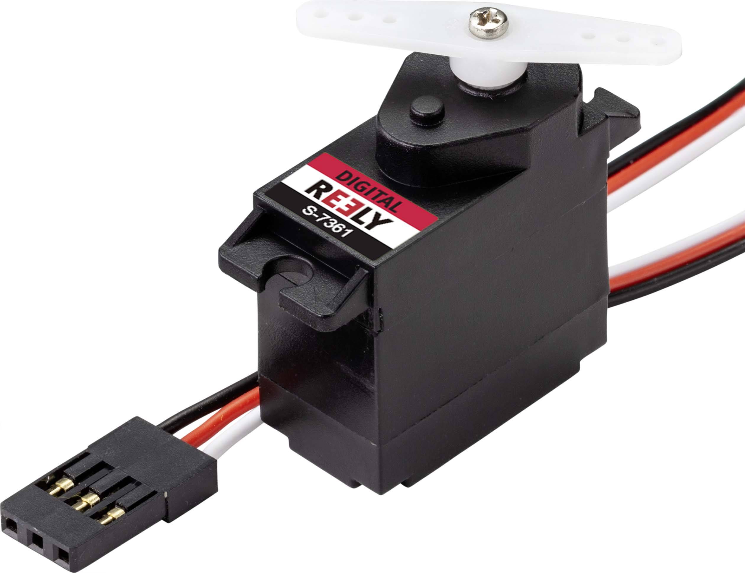 Reely Micro-Servo Digital-Servo Getriebe-Material: Kunststoff Stecksystem: JR