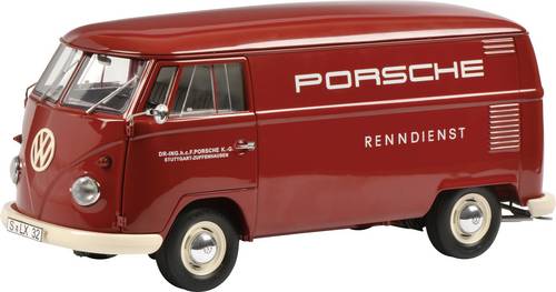 Schuco VW T1 Kasten Porsche 1:18 Modellauto