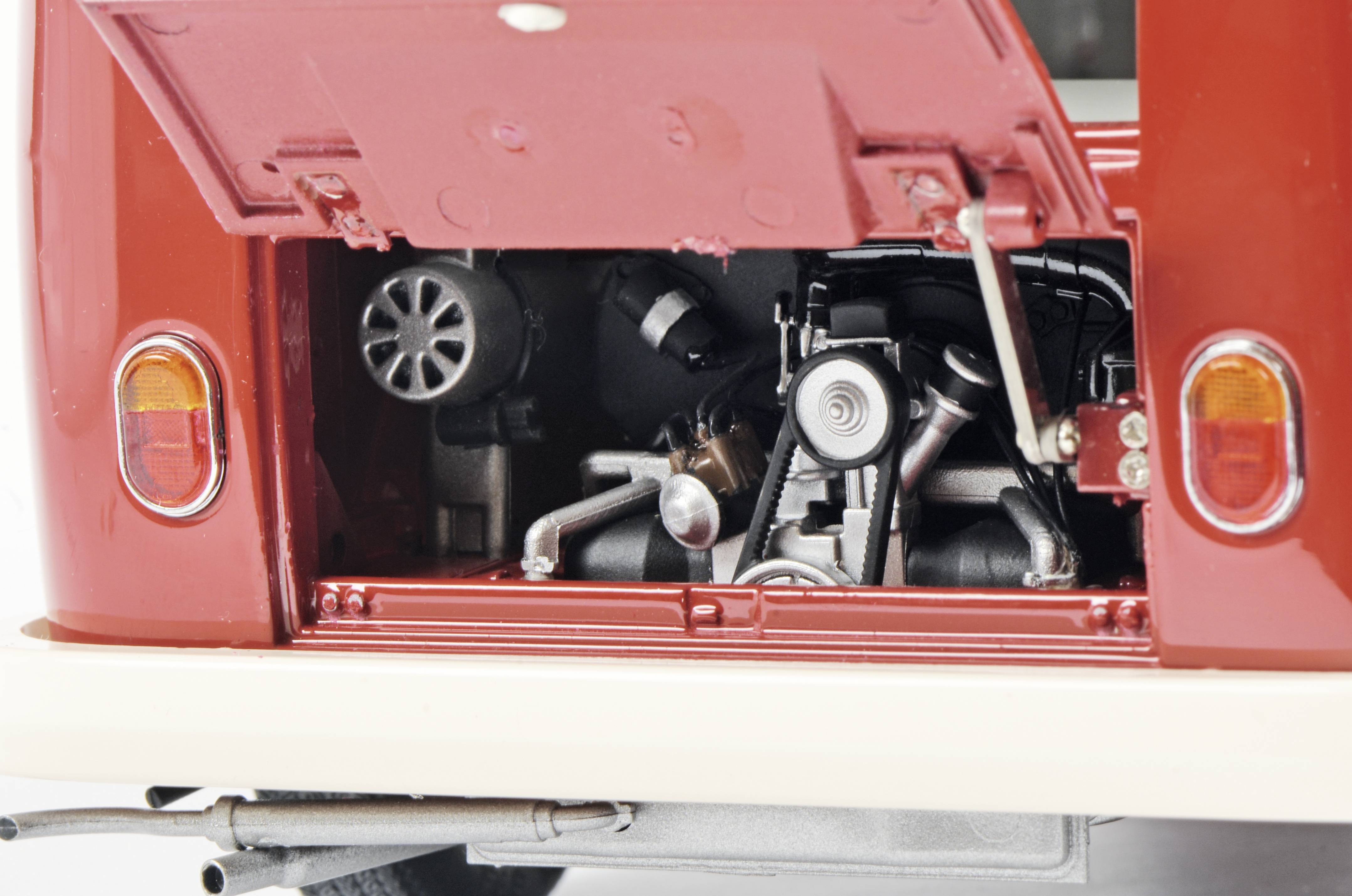 Schuco VW T1 Kasten Porsche 1:18 Modellauto