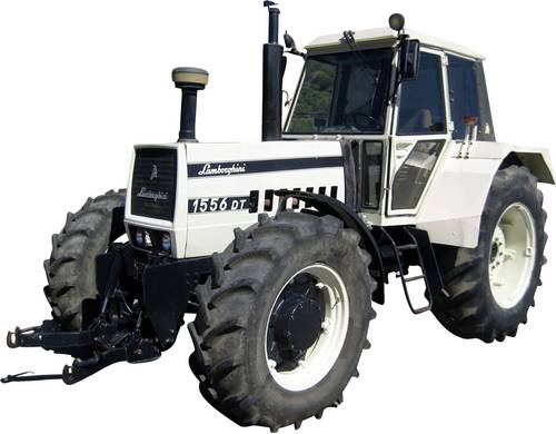 Schuco Lamborghini 1556 DT weiß 1:32 Bulldog