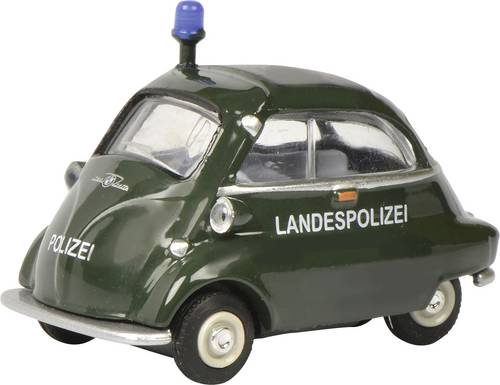 Schuco BMW Isetta Landespolizei 1:64 Modellauto