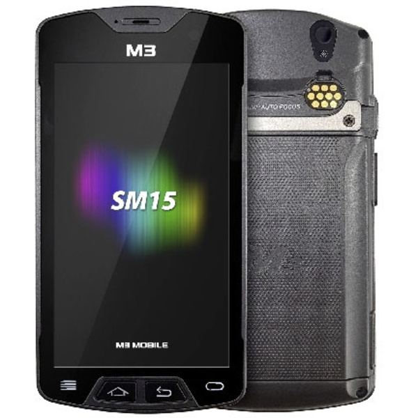 M3 Mobile SM15 N 2D Barcode-Scanner WiFi, Bluetooth® Imager Schwarz Smartphone- / Tablet-Scanner Wi