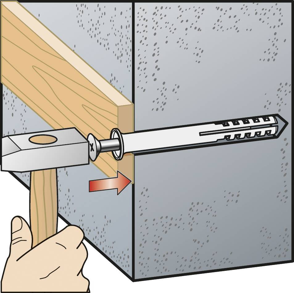 SWG 9059064075 Nageldübel 40 mm 6 mm 100 St.