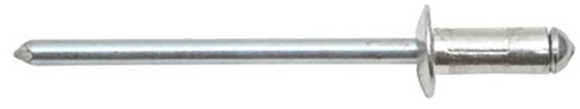 SWG 915486425 Flachrundniete (Ø x L) 4.8mm x 10.3mm Aluminium 100St.