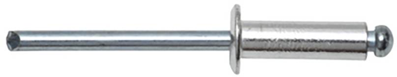 SWG 93751255 Flachrundniete (Ø x L) 5mm x 12mm Aluminium 500St.