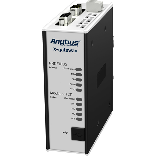 Anybus AB7629 Profibus Master/Modbus-TCP Slave Gateway Ethernet, USB 24 V/DC 1St.
