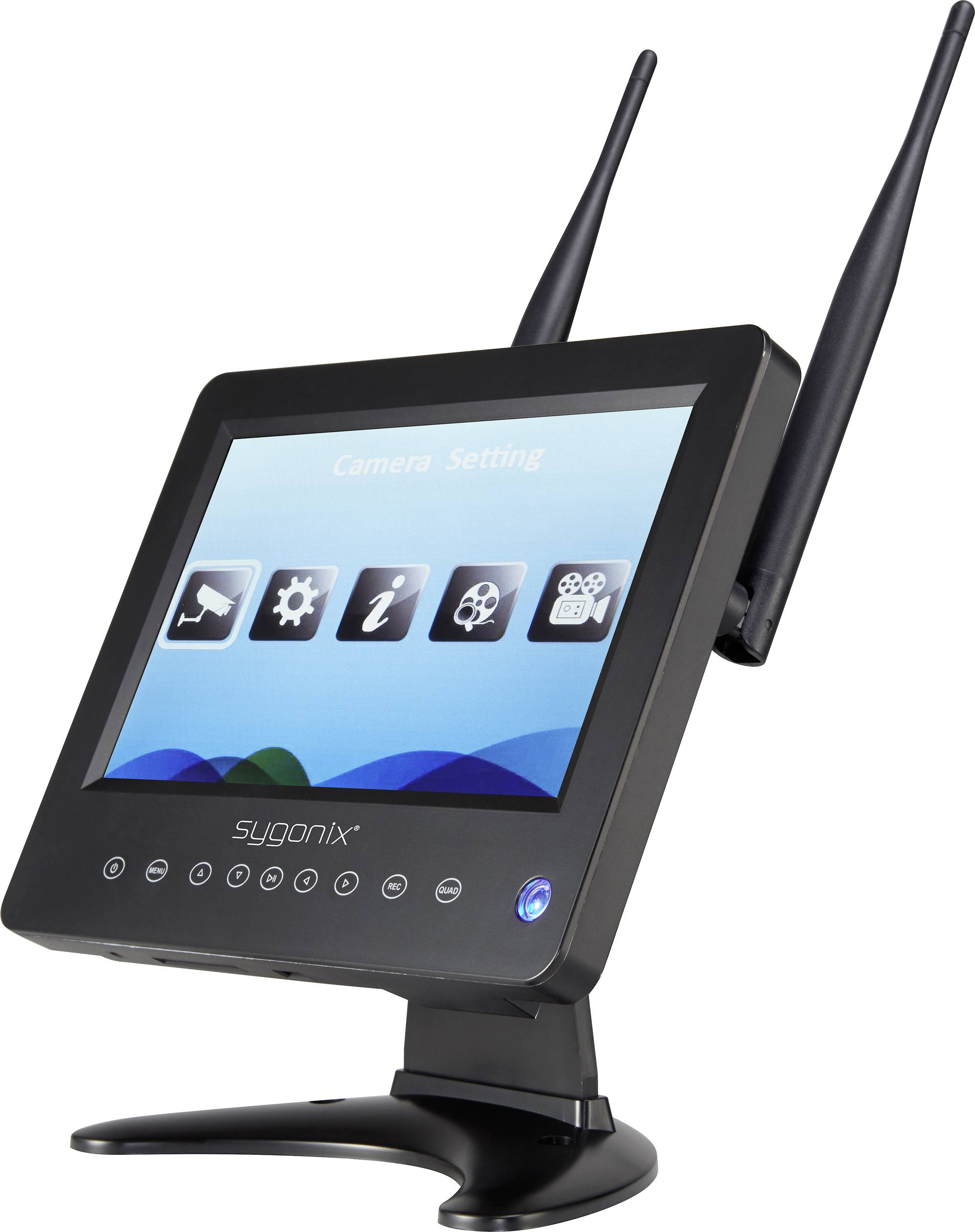 Sygonix SY-4548736 Funk-Überwachungskamera-Set 4-Kanal mit 1 Kamera 1280 x 720 Pixel 2.4GHz