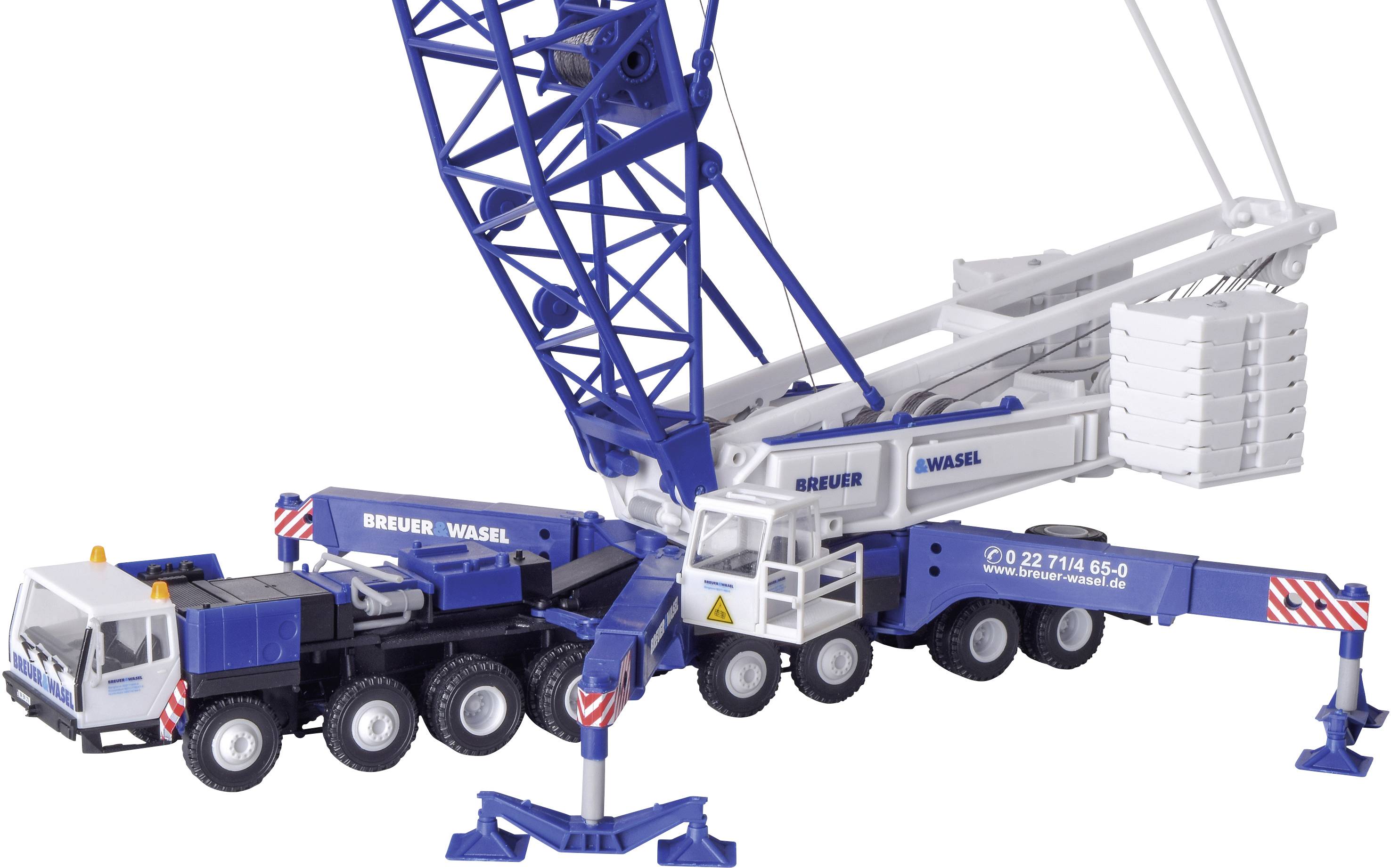 Kibri 13061 H0 Baufahrzeug Modell Liebherr LG 1550 Breuer & Wasel