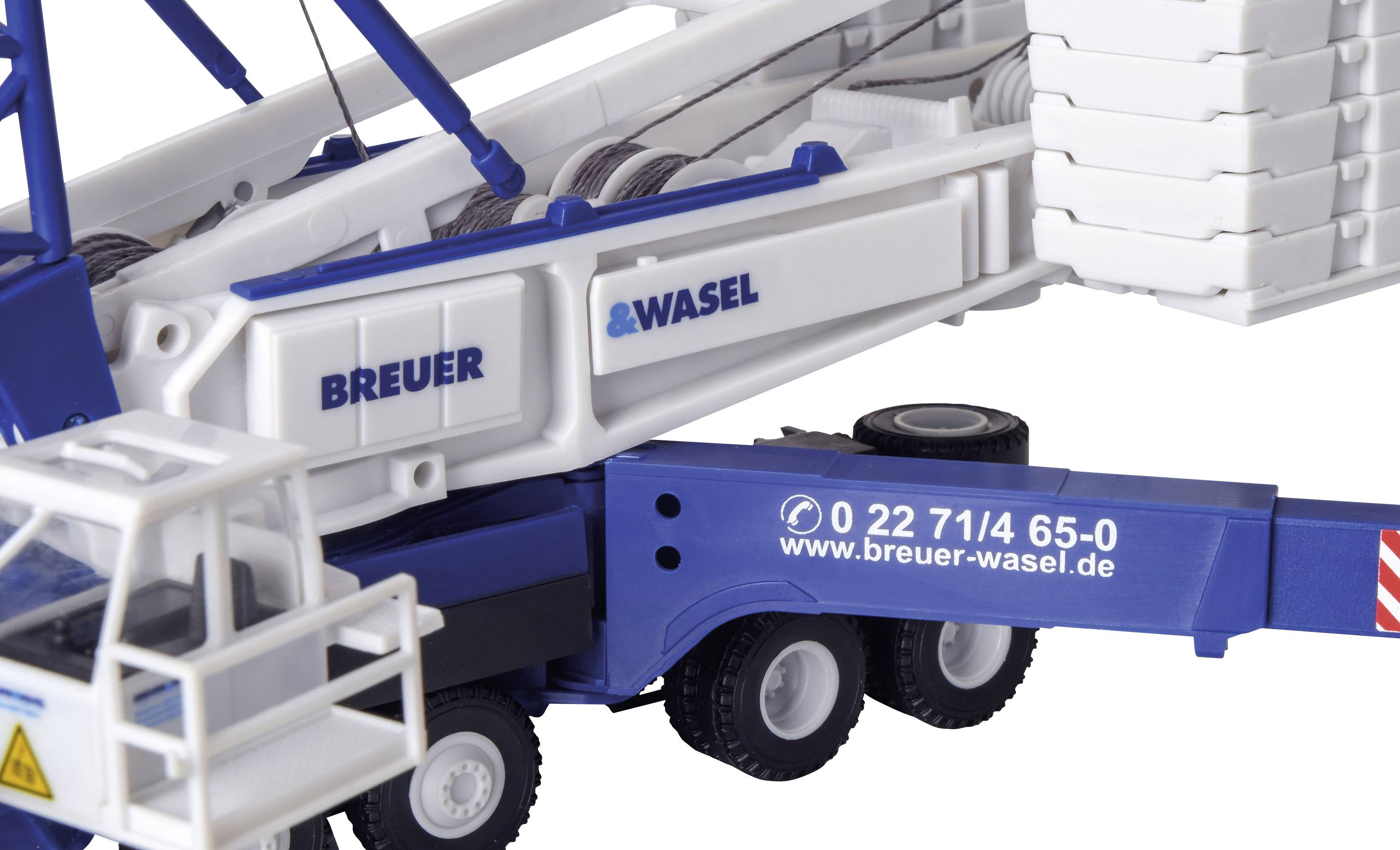 Kibri 13061 H0 Baufahrzeug Modell Liebherr LG 1550 Breuer & Wasel