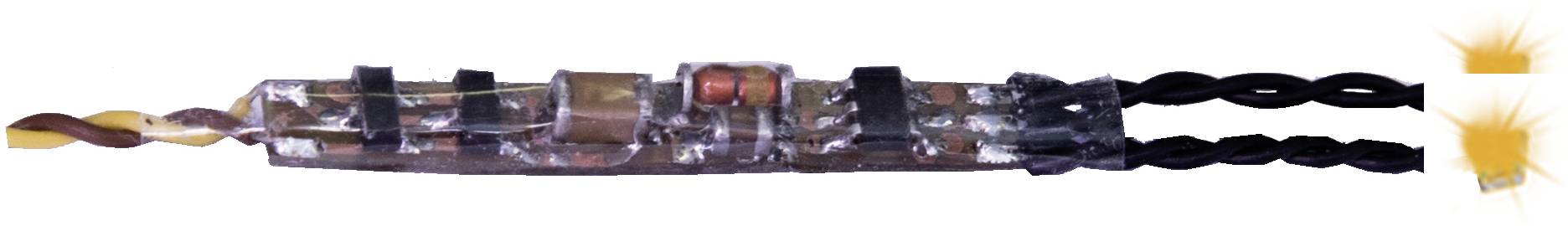 Viessmann Modelltechnik 5270 Micro-Blinkelektronic yellow, 2 LEDs Blinkelektronik Gelb 1St.