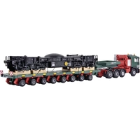 Kibri 13601 H0 LKW Modell MAN SK mit Scheuerle Plattformwagen mit Schienenkran-Unterteil Kibri 13601 H0 LKW Modell MAN SK mit Scheuerle Plattformwagen mit Schienenkran-Unterteil