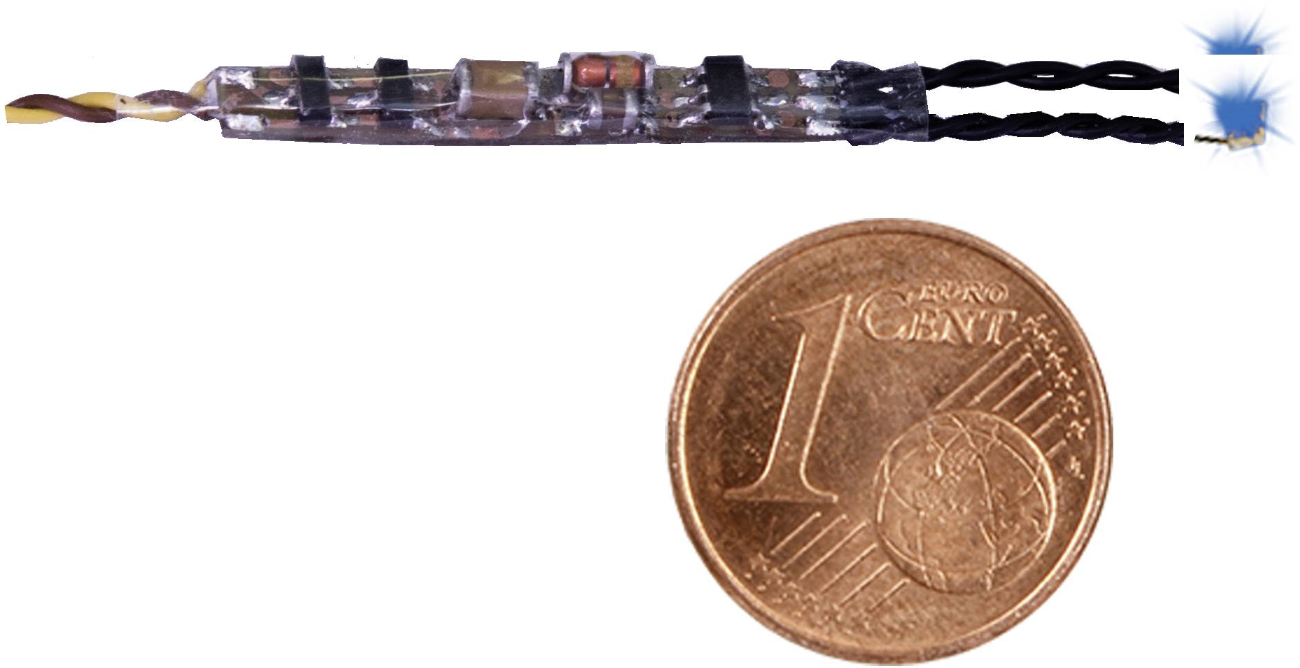 Viessmann Modelltechnik 5271 Mikro-Blinkelektronik blau, 2 LEDs Blinkelektronik Blau 1St.