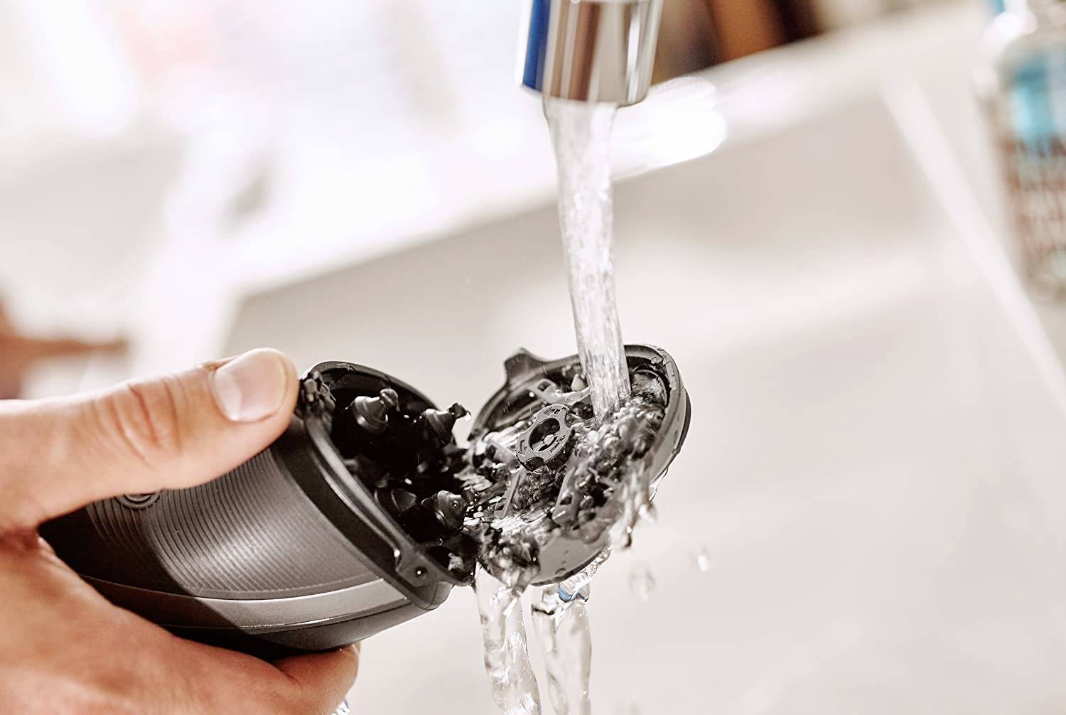 Philips S3510/06 Series3000 Rotationsrasierer Schwarz, Blau