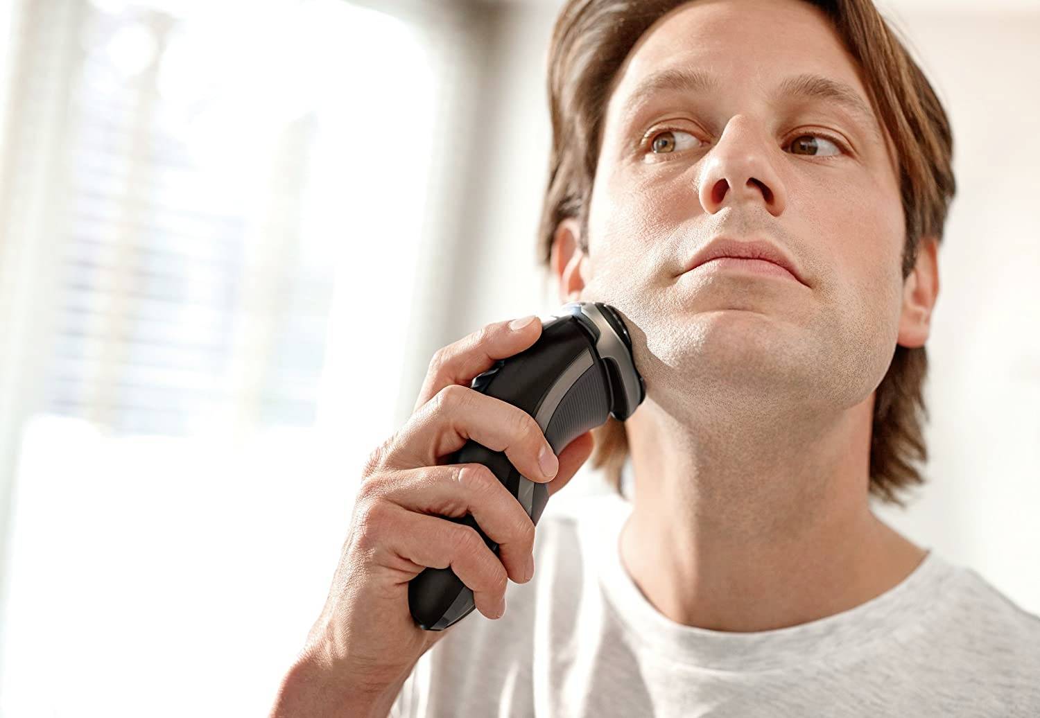 Philips S3510/06 Series3000 Rotationsrasierer Schwarz, Blau