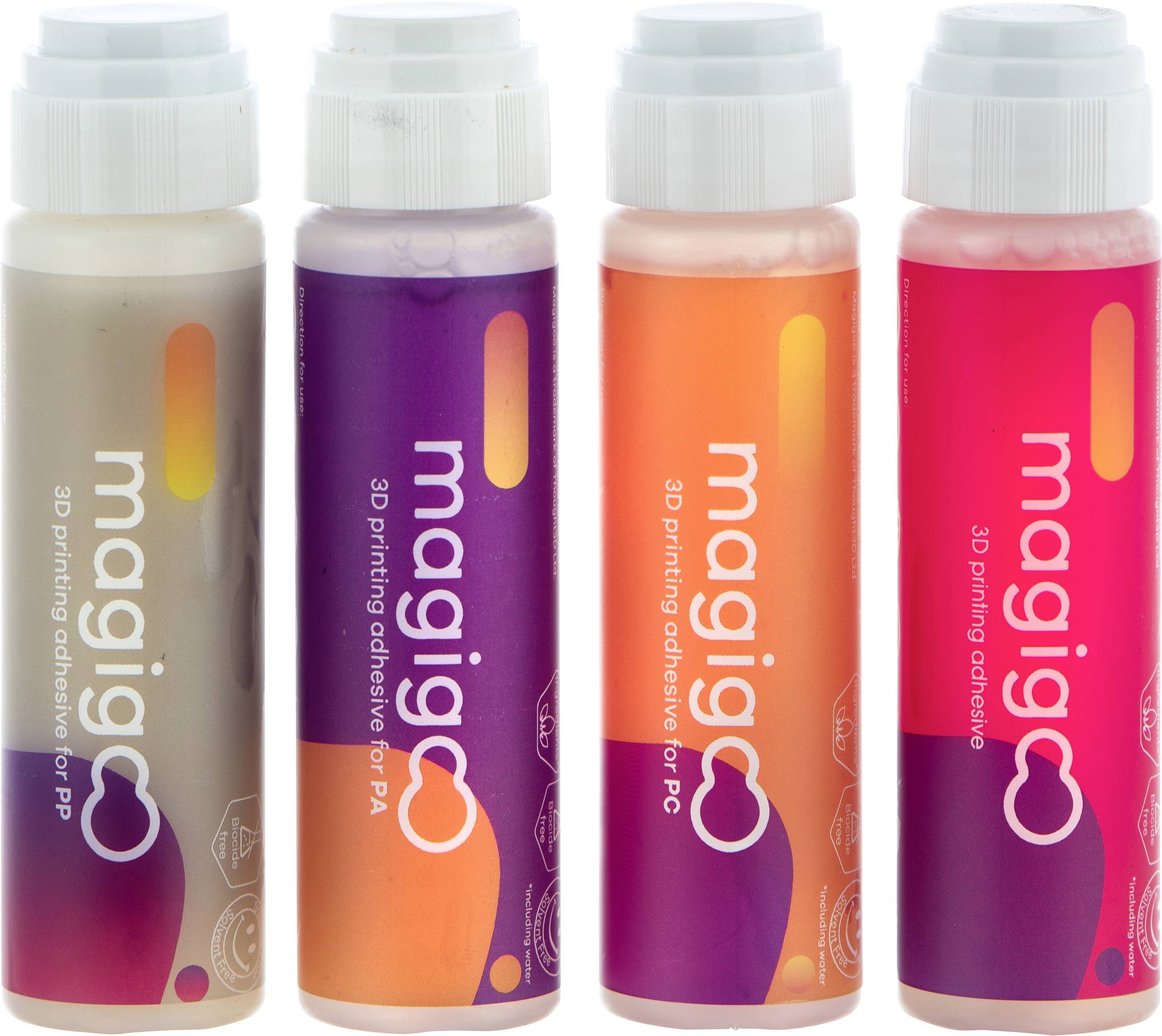 Magigoo Magigoo Klebestift PRO 4er-Set für ABS,PA,PC,PP je 50 ml M3KIT-PK1