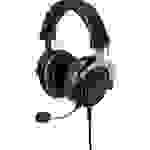 Renkforce RF-GH-300 Gaming Over Ear Headset kabelgebunden 7.1 Surround Schwarz Mikrofon-Stummschaltung, Lautstärkeregelung