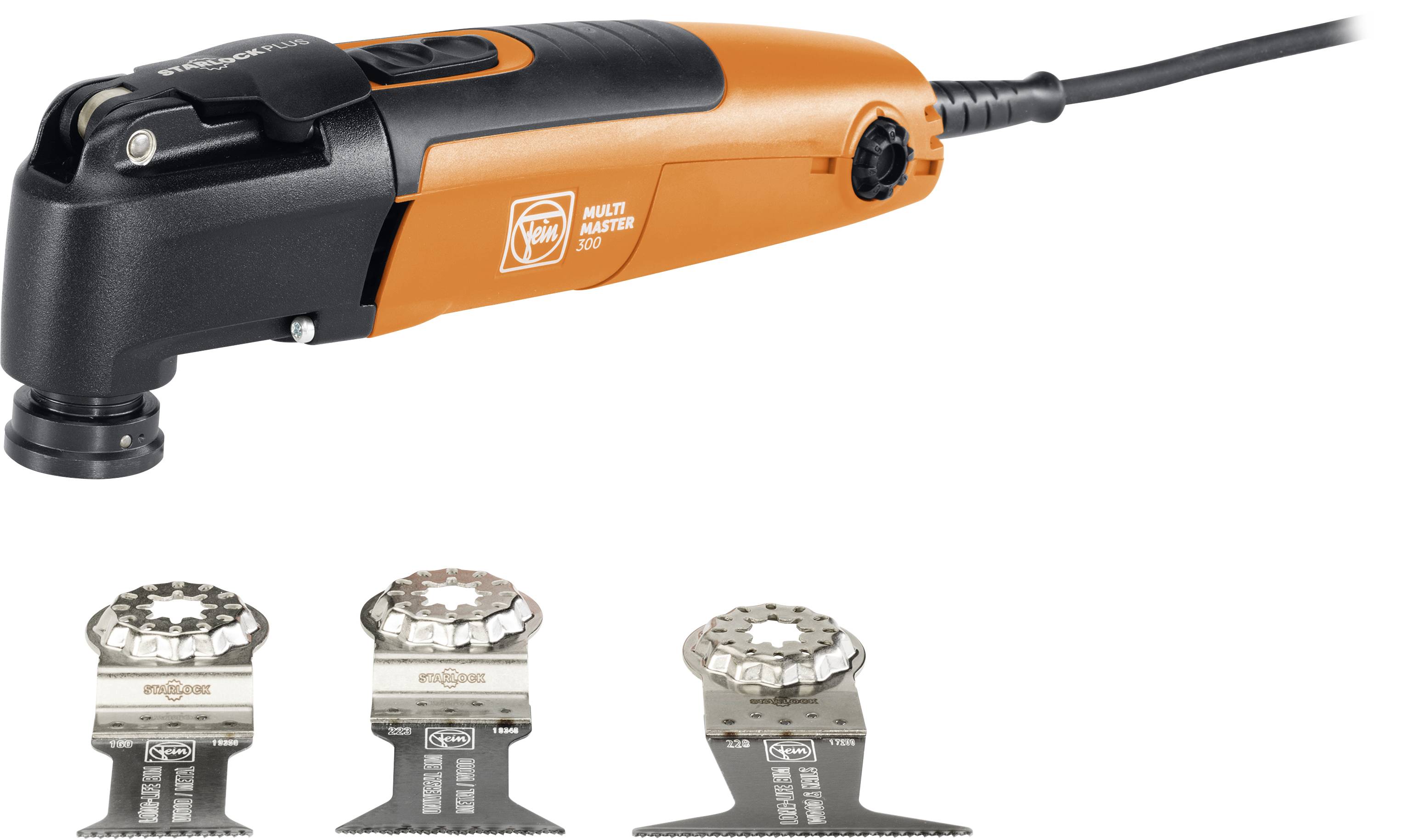 Fein MULTIMASTER MM 300 Plus Start 7 229 72 61 00 0 Multifunktionswerkzeug 4teilig 250 W