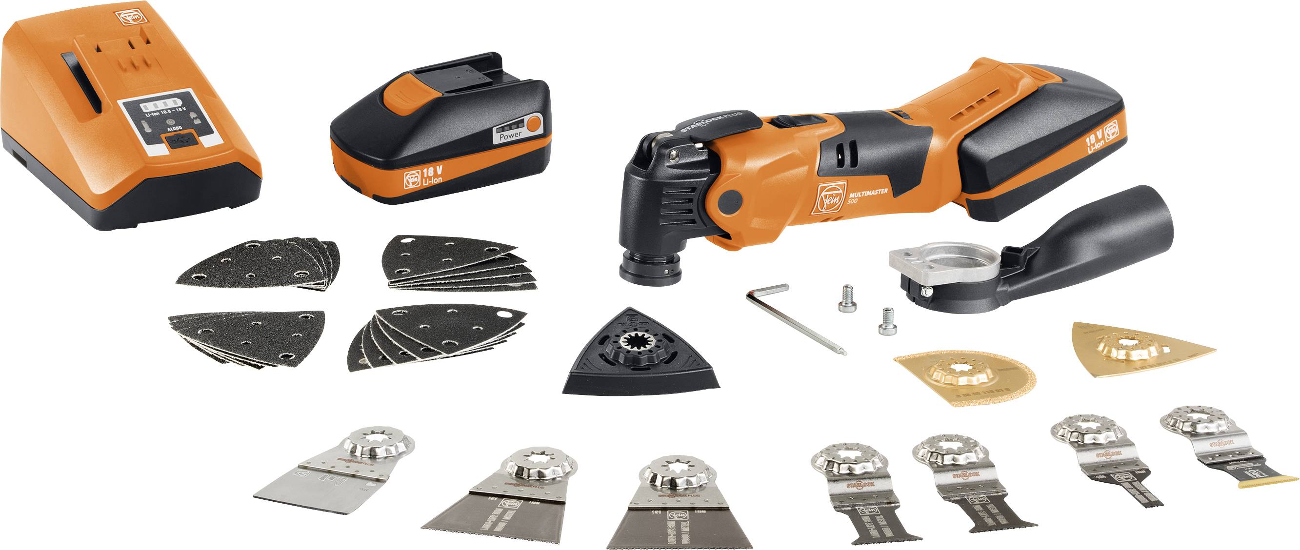 Fein Multimaster AMM 500 Plus top 7 129 33 61 00 0 Akku-Multifunktionswerkzeug 35teilig 18 V 3 Ah