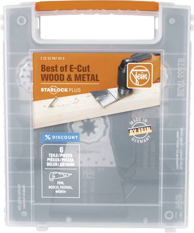 Fein 35222967030 Best of E-Cut SLP WOOD & METAL Tauchsägeblatt-Set 1 St.