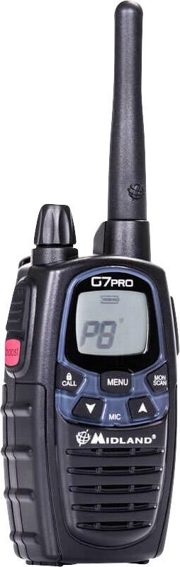 Midland Fahrschul-Kofferset Bike to Bike G7 Pro C1090.S6 PMR/LPD-Handfunkgerät 2er Set