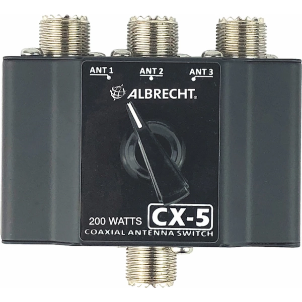 Albrecht Antennenumschalter CX-5 3-Wege Antennenschalter 7402 Albrecht Antennenumschalter CX-5 3-Wege Antennenschalter 7402