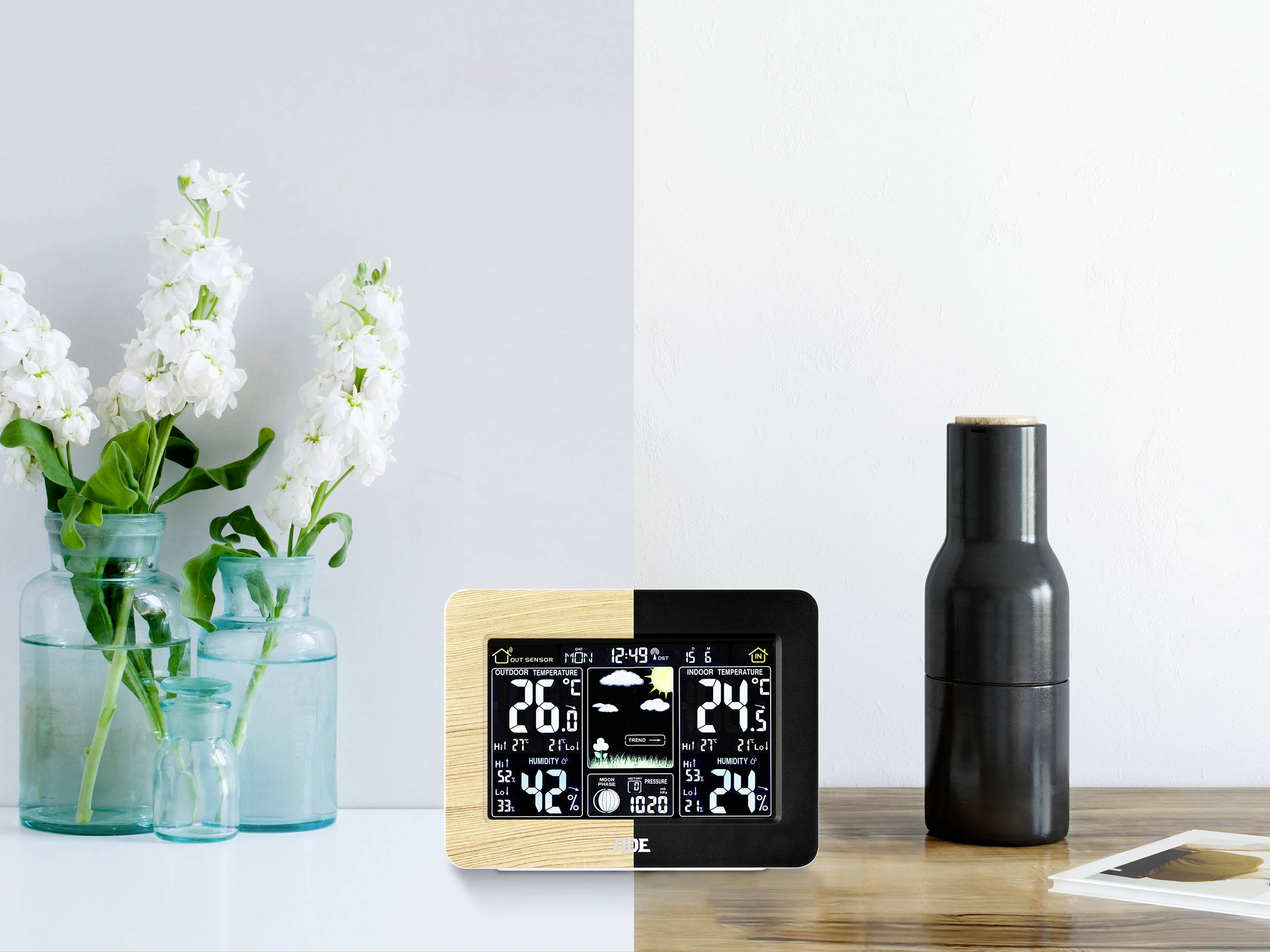 ADE WS1914 Funk-Wetterstation