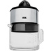 ADE Zitruspresse 60W inkl. hochwertiger Glaskaraffe, Start-Stopp-Automatik, BPA-frei Edelstahl, Schwarz