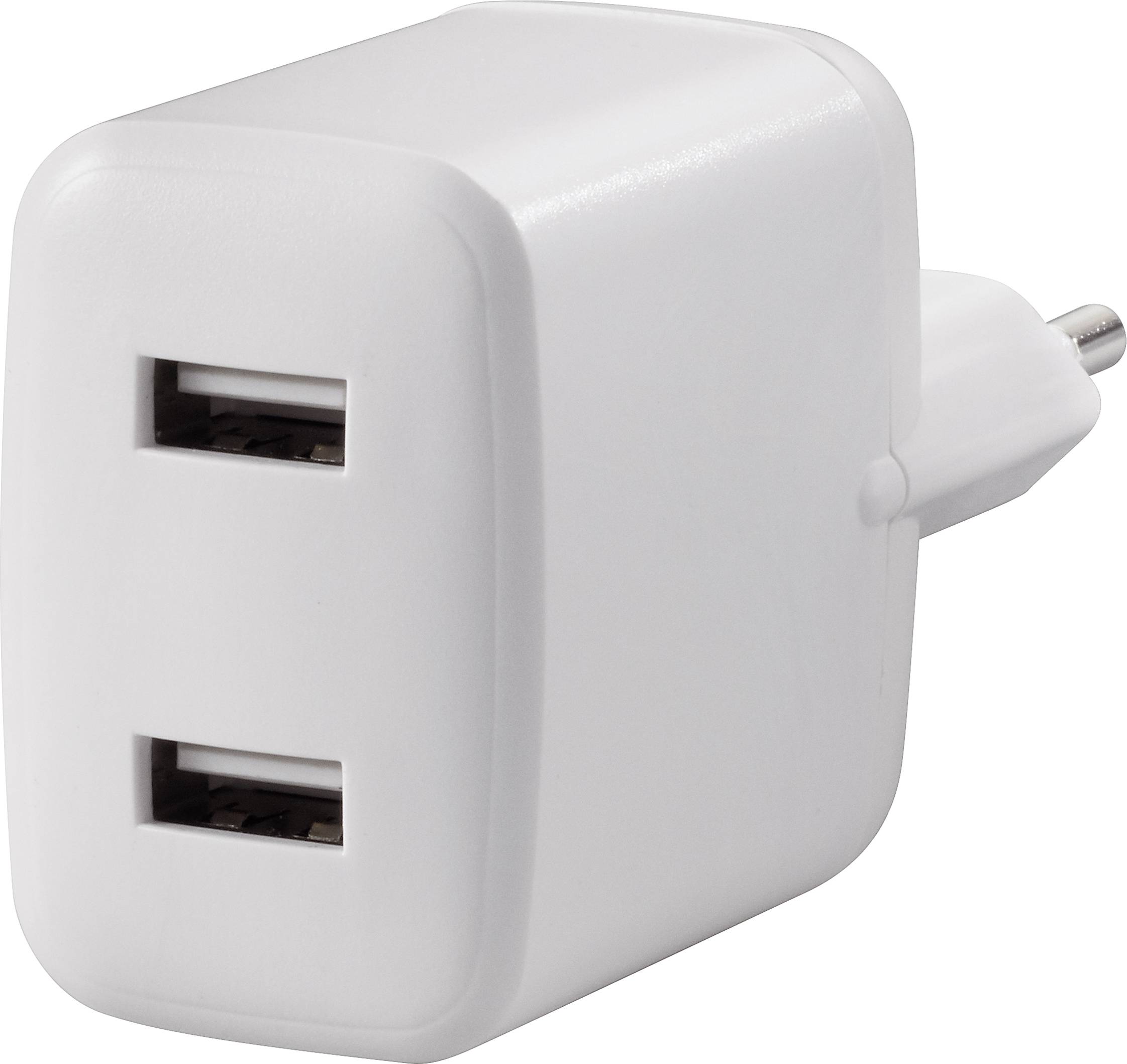 VOLTCRAFT UC-2AXX001 USB Ladegerät 24W Innenbereich Ausgangsstrom (max.) 4800mA 2 x 2x USB-A