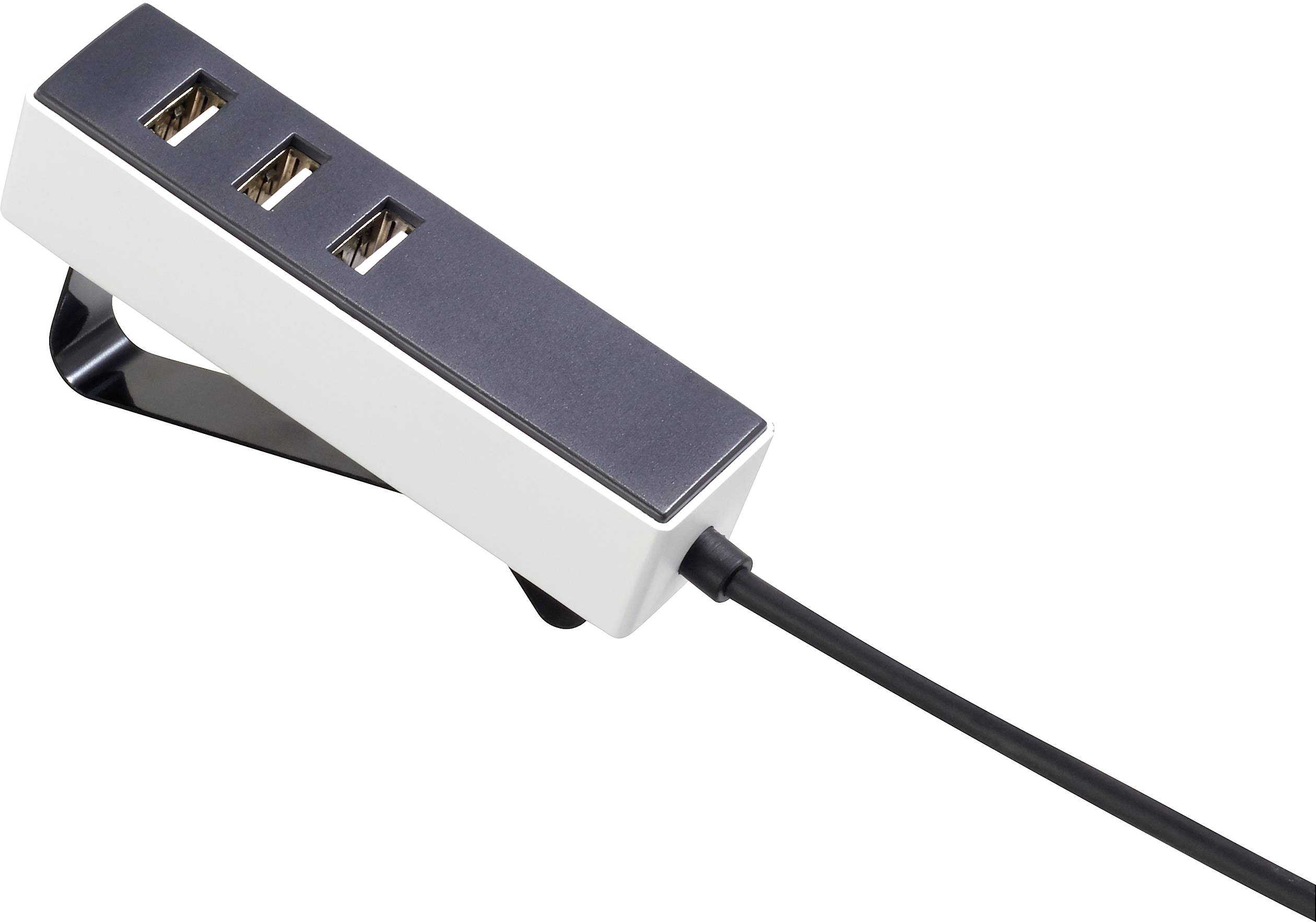VOLTCRAFT UC-3AXX001 USB Ladestation 15.5 W 3x USB-A Weiß, Schwarz Innenbereich