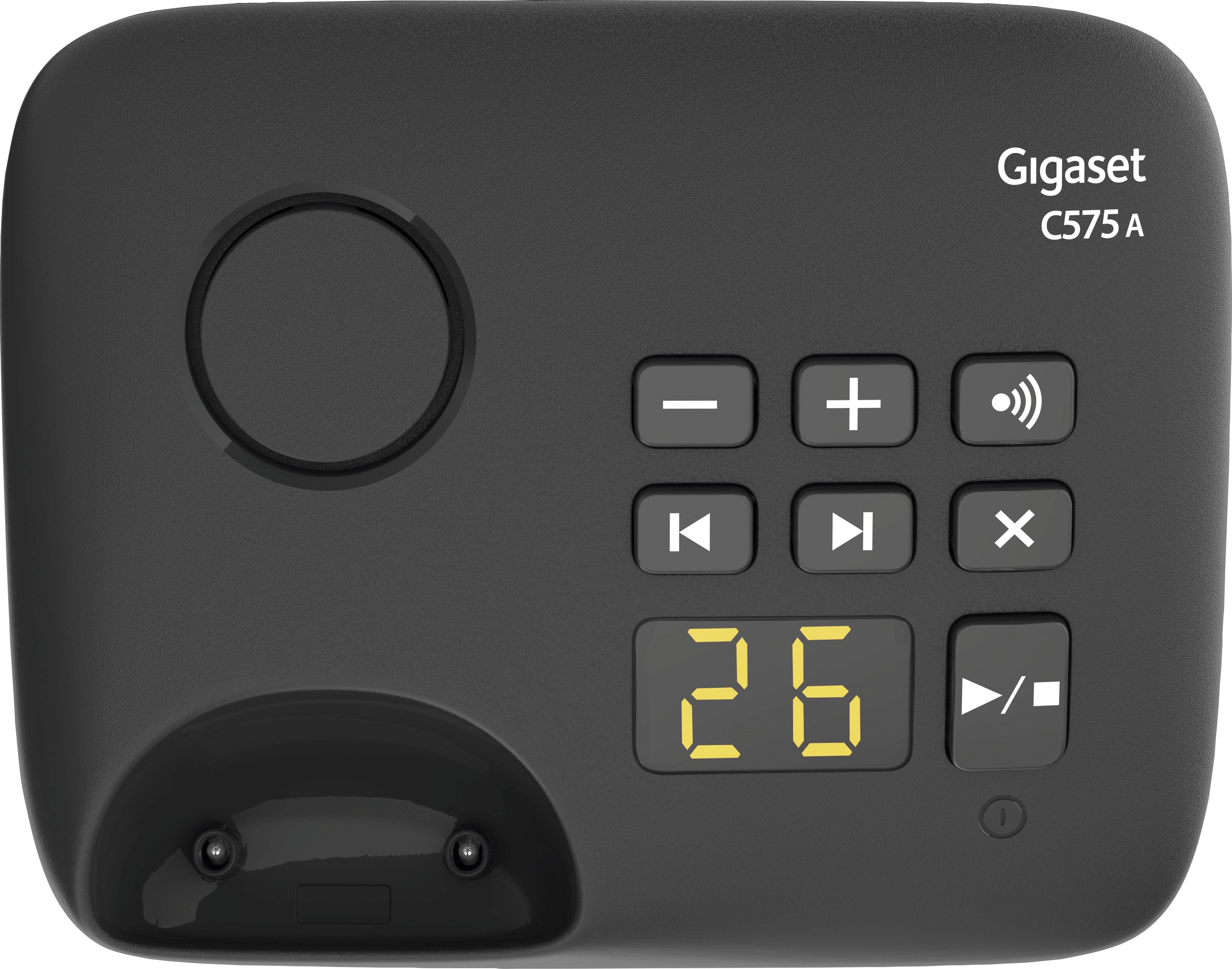 Gigaset C575 A DECT Mobilteil Schwarz