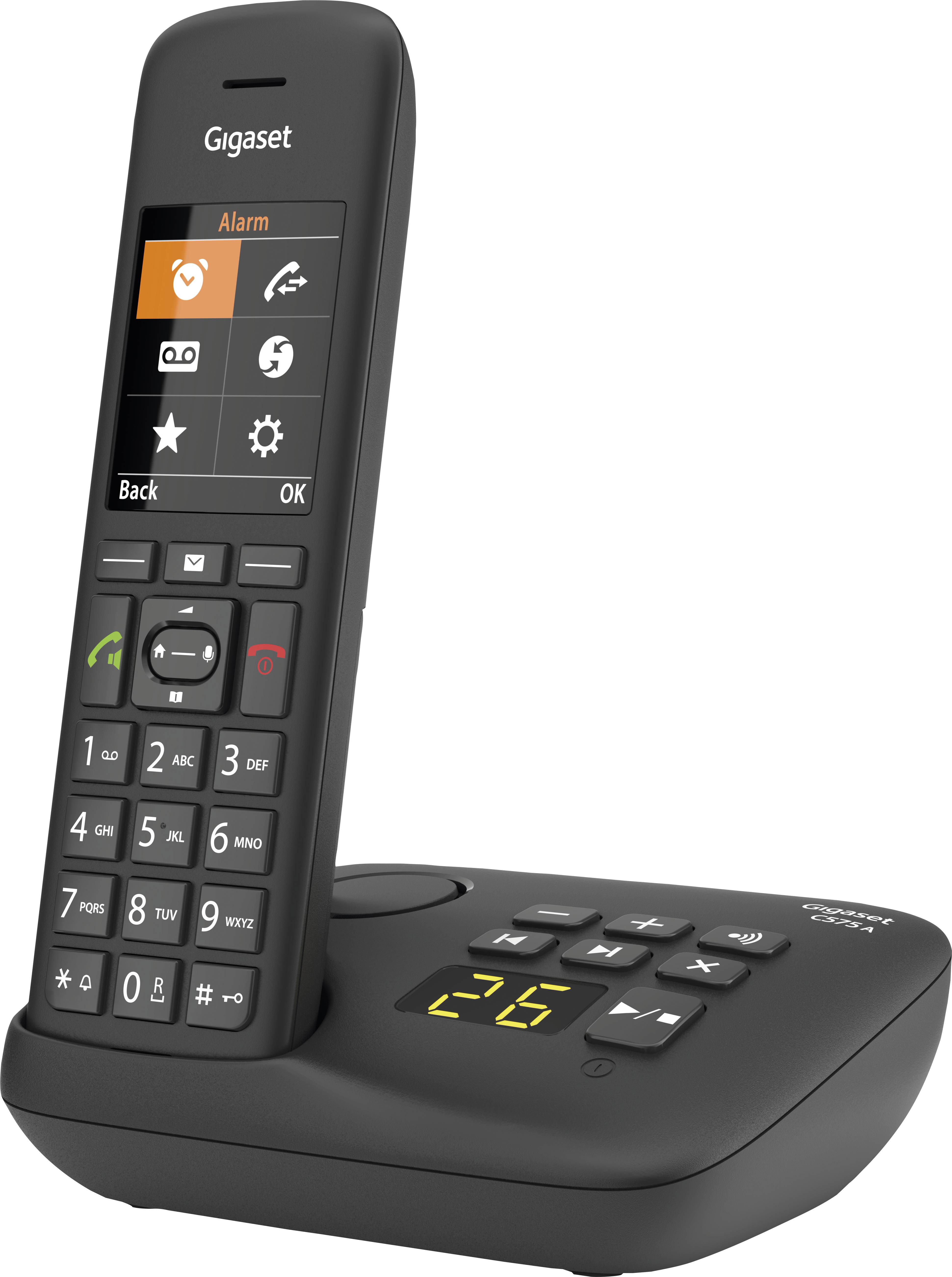 Gigaset C575 A DECT Mobilteil Schwarz