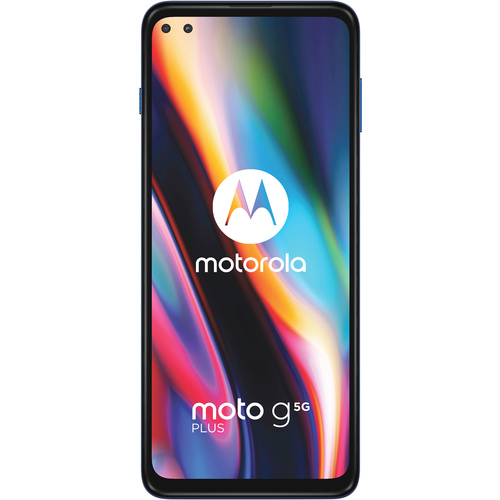 Motorola Moto G 5G Plus Dual-SIM Smartphone 128 6.7 Zoll (17 cm) Hybrid-Slot Android™ 10 Blau