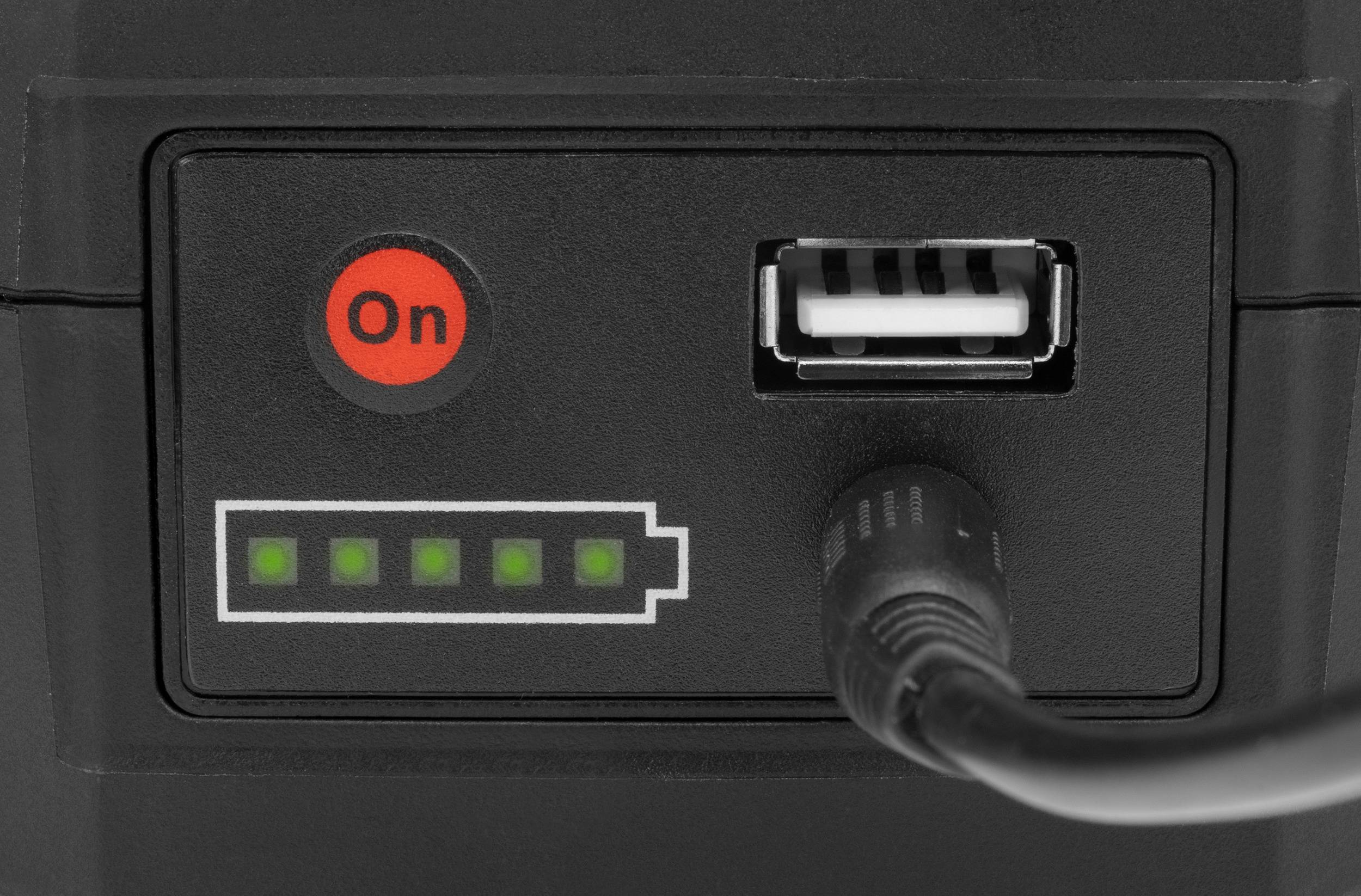 Ansmann 1600-0358 Worklight-HS4500R-DUO-14.8V-5200mAh-cb LED Arbeitsleuchte akkubetrieben 60 W 750 lm, 1500 lm, 3000 lm, 4500 lm