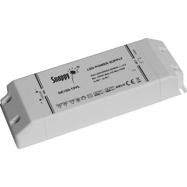 Dehner Elektronik SE150-12VL LED-Treiber, LED-Trafo Konstantspannung 150 W 11.0 A 12 V/DC Möbelzula
