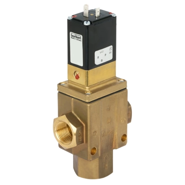 Bürkert Servogesteuertes Ventil 357601 6430 24 V/DC G 1/4 Muffe Nennweite (Details) 65mm Ruhestellung offen 1St. Bürkert Servogesteuertes Ventil 357601 6430 24 V/DC G 1/4 Muffe Nennweite (Details) 65mm Ruhestellung offen 1St.