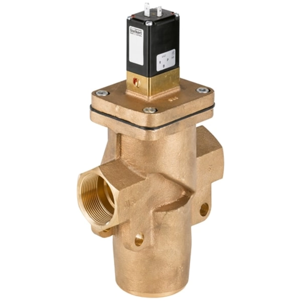 Bürkert Servogesteuertes Ventil 357636 6430 24 V/DC G 1 Muffe Nennweite (Details) 110mm Ruhestellung offen 1St. Bürkert Servogesteuertes Ventil 357636 6430 24 V/DC G 1 Muffe Nennweite (Details) 110mm Ruhestellung offen 1St.