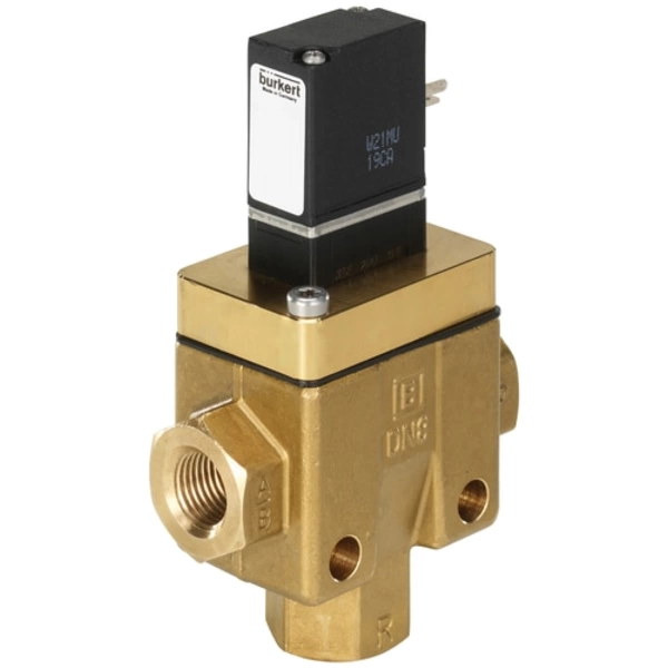 Bürkert Servogesteuertes Ventil 360862 6430 24V G 1/2 Muffe Nennweite (Details) 76mm Ruhestellung geschlossen 1St. Bürkert Servogesteuertes Ventil 360862 6430 24V G 1/2 Muffe Nennweite (Details) 76mm Ruhestellung geschlossen 1St.