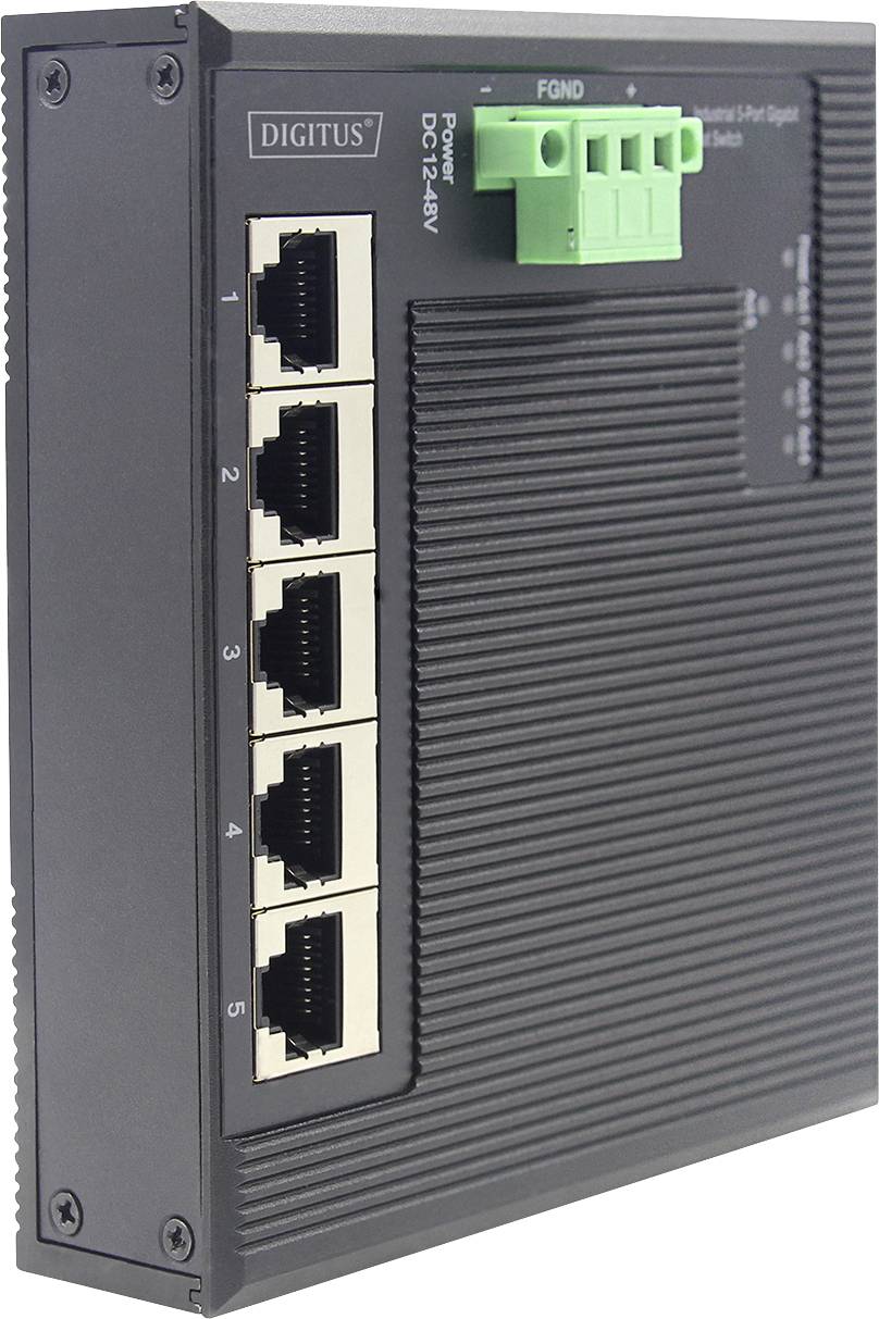 Digitus DN-651126 Industrial Ethernet Switch 5 Port 10 / 100 / 1000MBit/s