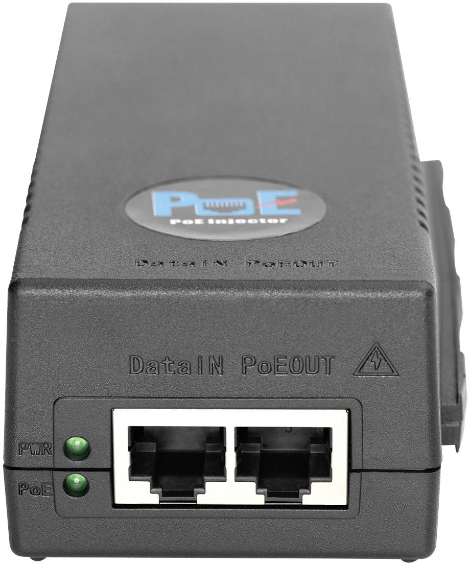 Digitus DN-95108 PoE Injektor 10 GBit/s IEEE 802.3af (12.95 W), IEEE 802.3at (25.5 W)