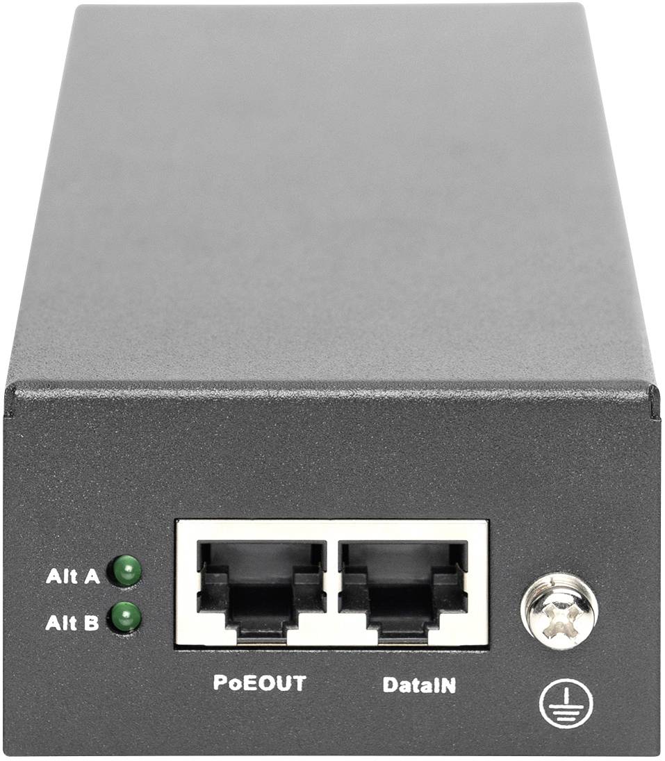 Digitus DN-95109 PoE Injektor 10 / 100 / 1000 MBit/s IEEE 802.3af (12.95 W), IEEE 802.3at (25.5 W), IEEE 802.3bt