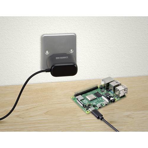 Raspberry Pi 3000 VOLTCRAFT SPS-3000/R-N-C Steckernetzteil, Festspannung Geeignet für ...