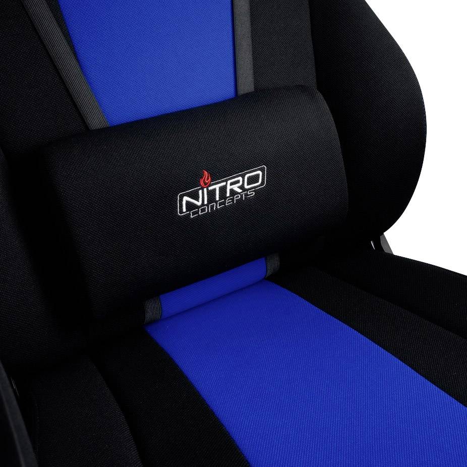 Nitro Concepts E250 Gaming-Stuhl Schwarz/Blau